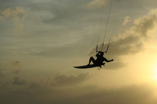 Kitesurfing